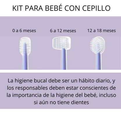 Cepillo Lingual de Silicona para Bebés. 