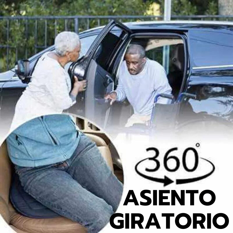 Cojín Giratorio 360° para Asiento de Automóvil 