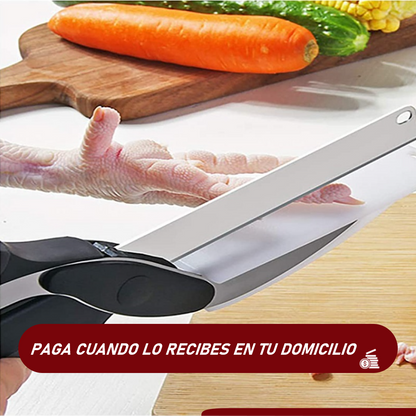 Tijeras de Cocina Multifuncionales de Acero Inoxidable.