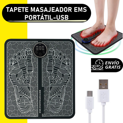 TAPETE MASAJEADOR EMS PORTÁTIL-USB 